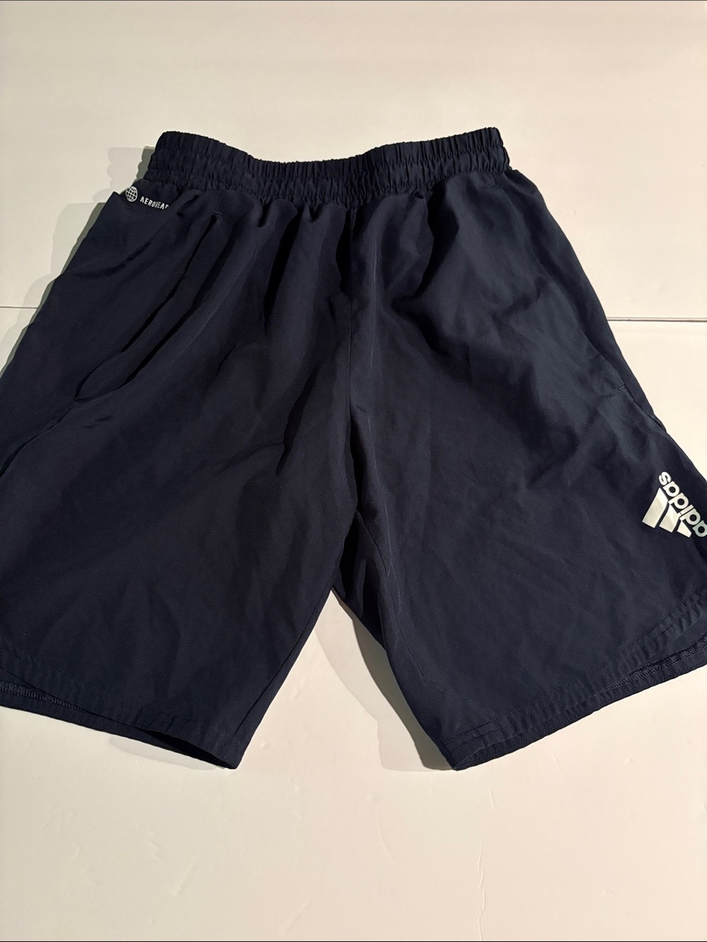 Adidas Mens S 9" Shorts Navy Athletic Training Gym Running Gorpcore HF7208